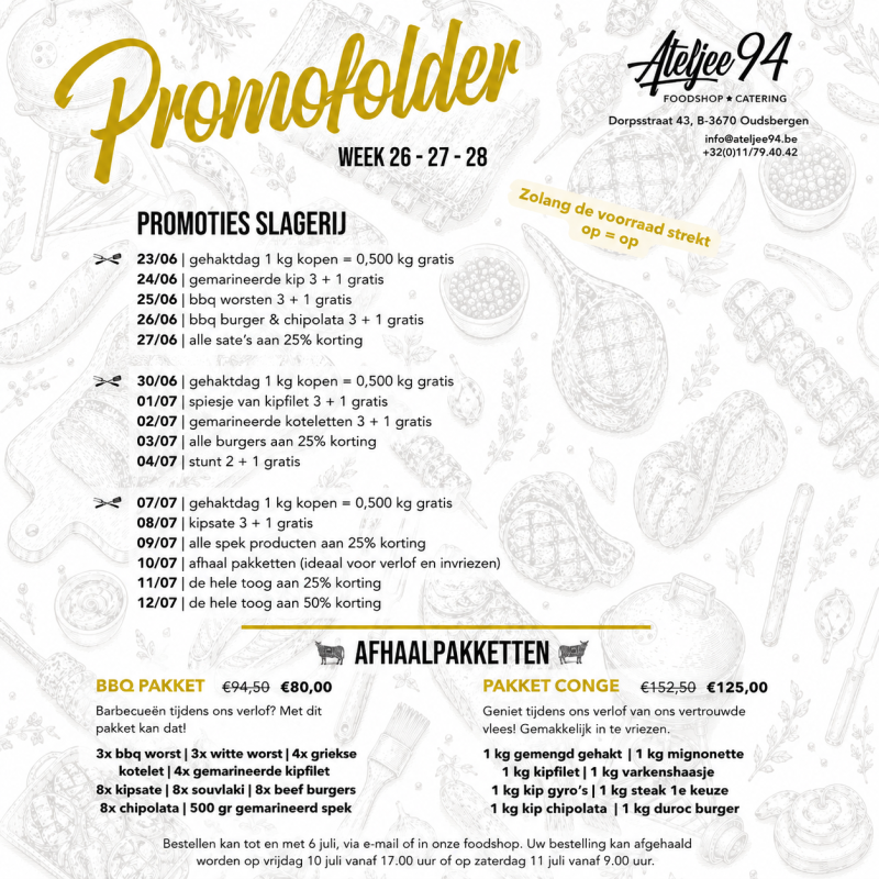 PROMO'S VERLOF